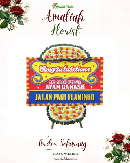 Sewa Papan Bunga Maje